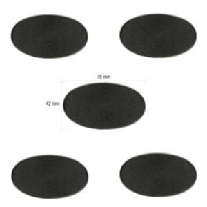 Citadel 75x42mm Oval Bases