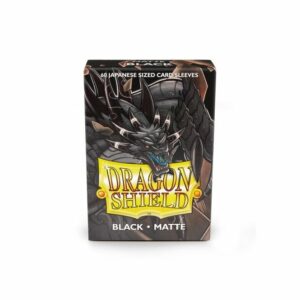 Dragon Shield Small Sleeves – Matte Black (60)