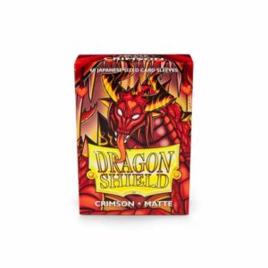 Dragon Shield Small Sleeves – Matte Crimson (60)