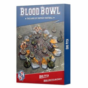 Blood Bowl Ogre Team Pitch & Dugouts