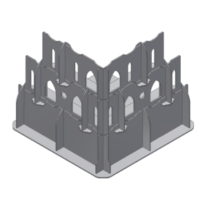 Glasshammer Tournament Terrain v2.0 – 2x Large L’s