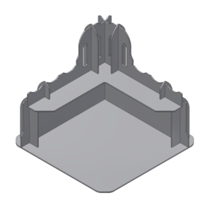 Glasshammer Tournament Terrain v2.0 – 2x Medium L’s