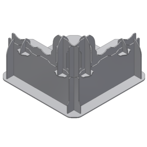 Glasshammer Tournament Terrain v2.0 – 2x Medium L’s