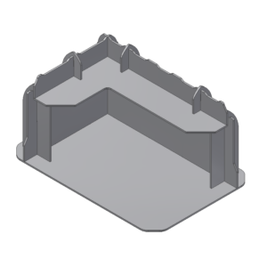 Glasshammer Tournament Terrain v2.0 – 2x Small L’s