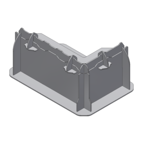 Glasshammer Tournament Terrain v2.0 – 2x Small L’s