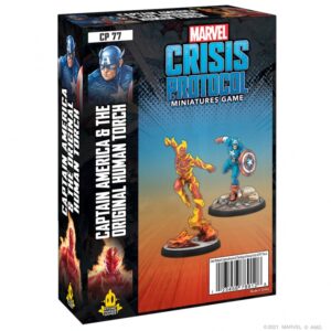 Marvel Crisis Protocol Captain American and the Original Human Torch