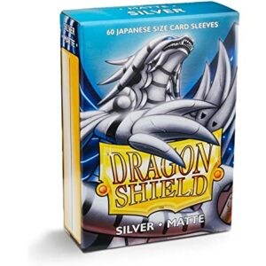 Dragon Shield Small Sleeves – Matte Silver (60)