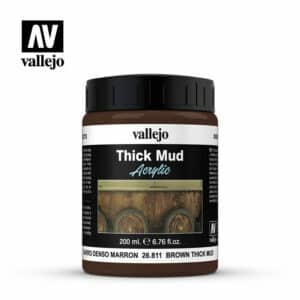 Vallejo Weathering Effects (200ml)  – Brown Thick Mud – 26.811