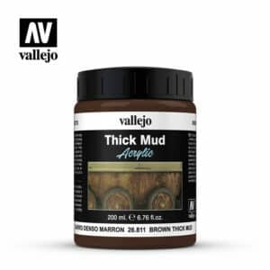 Vallejo Weathering Effects (200ml)  - Brown Thick Mud - 26.811