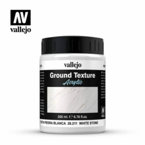 Vallejo Stone Textures (200ml) – White Stone – 26.211