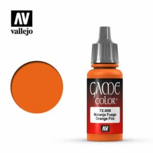 Vallejo Game Colour (17ml) – Orange Fire – 72.008