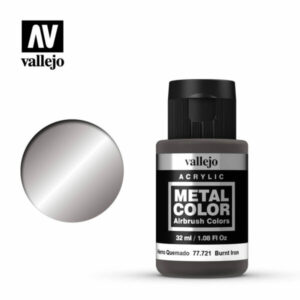 Vallejo Metal Color (32ml) – Burnt Iron – 77.721