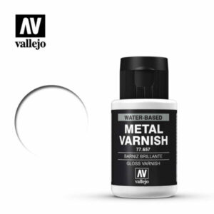Vallejo Metal Color (32ml) – Gloss Metal Varnish – 77.657