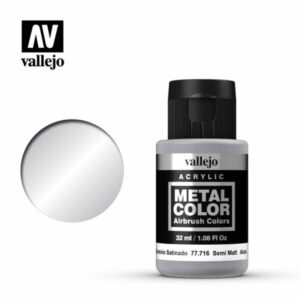 Vallejo Metal Color (32ml) – Semi Matte Aluminium – 77.716