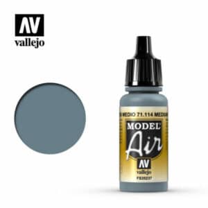 Vallejo Model Air (17ml) - Medium Grey - 71.114