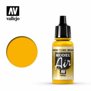 Vallejo Model Air (17ml) – Medium Yellow – 71.002