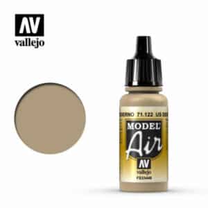 Vallejo Model Air (17ml) - US Desert Armour 686 - 71.122