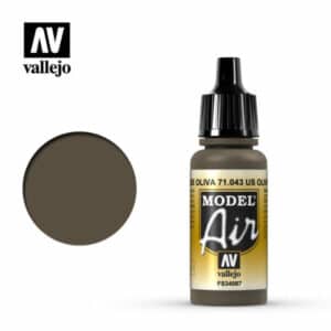 Vallejo Model Air (17ml) - US Olive Drab - 71.043