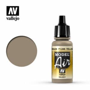 Vallejo Model Air (17ml) - Yellow Brown - 71.246