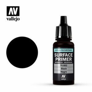 Vallejo Primer (17ml) – Black – 70.602