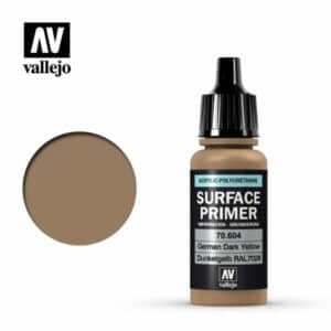 Vallejo Primer (17ml) – German Dark Yellow (RAL 7028) – 70.604