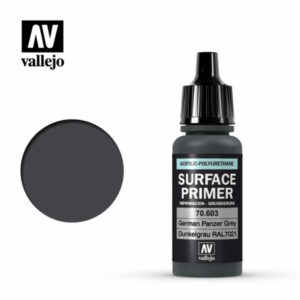 Vallejo Primer (17ml) – German Panzer Grey (RAL 7021) – 70.603