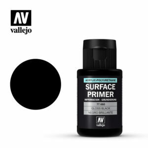 Vallejo Metal Color (32ml) - Gloss Black Primer - 77.660