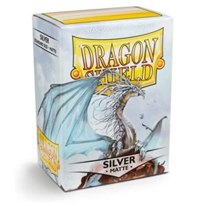 Dragon Shield Sleeves Matte Silver (100)