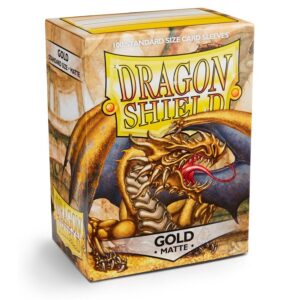 Dragon Shield Sleeves Matte Gold (100)