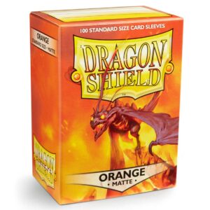 Dragon Shield Sleeves Matte Orange (100)