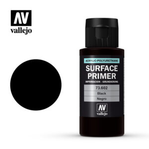 Vallejo Primer (60ml) – Black – 73.602