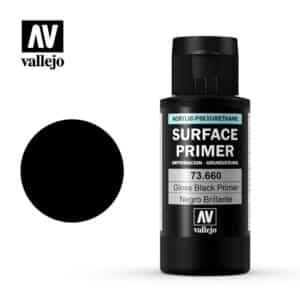 Vallejo Primer (60ml) – Gloss Black – 73.660