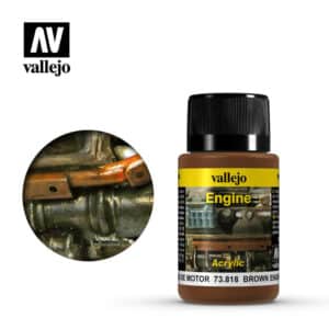Vallejo Weathering Effects (40ml) – Brown Engine Soot – 73.818