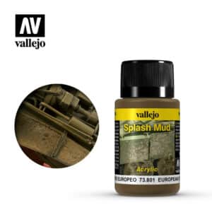 Vallejo Weathering Effects (40ml) – European Splash Mud – 73.801