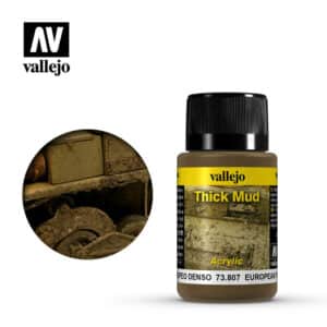 Vallejo Weathering Effects (40ml) – European Thick Mud – 73.807