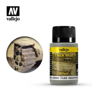 Vallejo Weathering Effects (40ml) – Industrial Thick Mud – 73.809