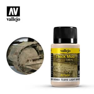 Vallejo Weathering Effects (40ml) – Light Brown Thick Mud – 73.810