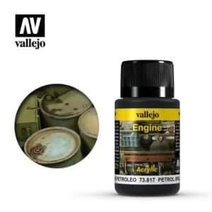 Vallejo Weathering Effects (40ml) – Petrol Spills – 73.817