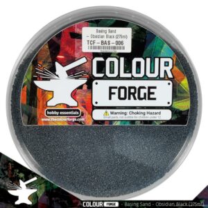 Colour Forge Basing Sand – Obsidian Black (275ml)