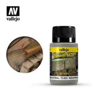 Vallejo Weathering Effects (40ml) – Industrial Splash Mud – 73.803
